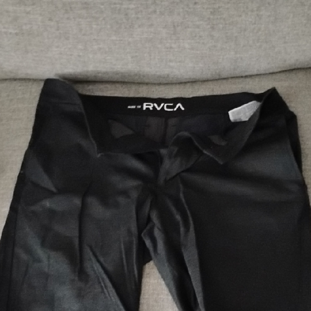 RVCA Classic Black Trousers